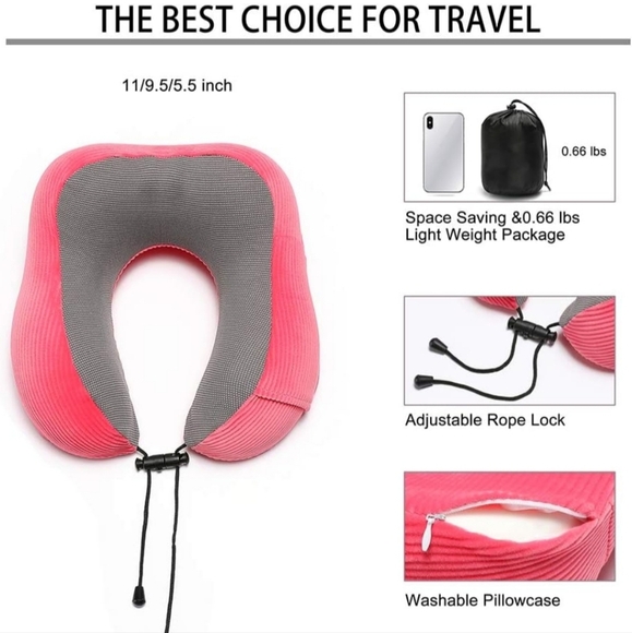 ⭐️CLEARANCE⭐️ Umerci Memory Foam Travel Pillow - Picture 6 of 7
